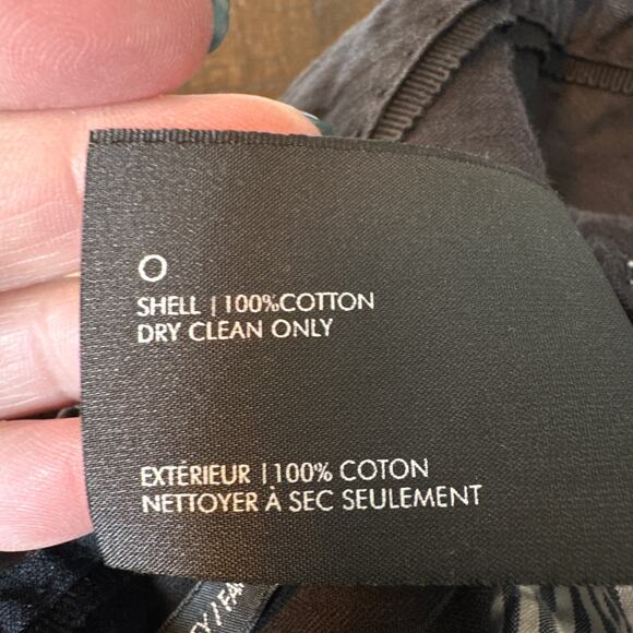 Club Monaco Straight Leg Pant Gray/white seersucker Striped Cotton Size 30 - Picture 5 of 5